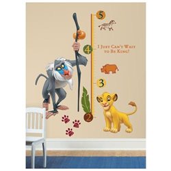 The Lion King Rafiki Peel and Stick Giant Growth Chart Wall Decal