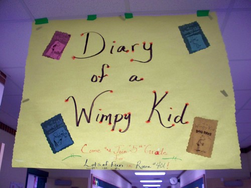 night reading kid diary wimpy 2010